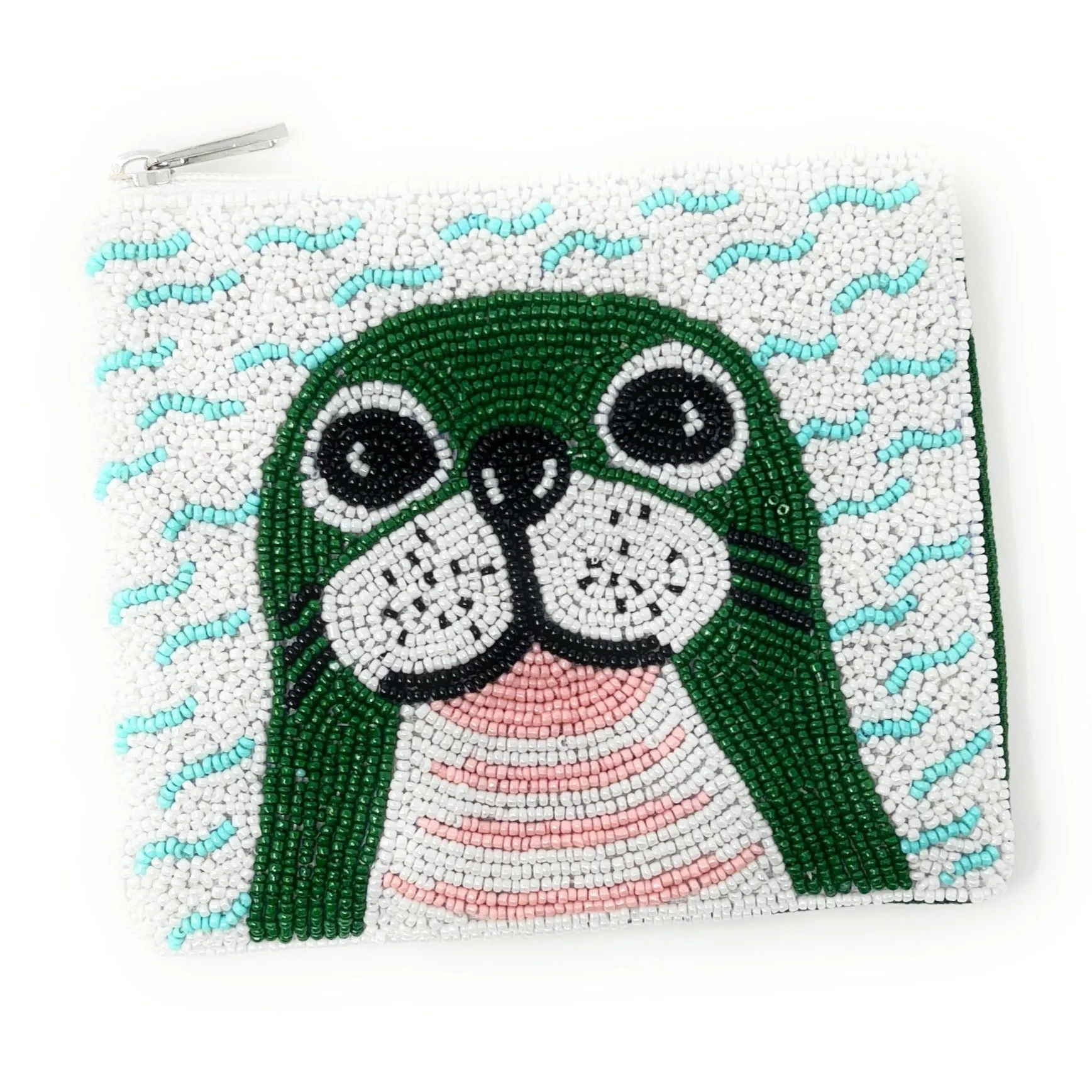Seal Beaded Coin Purse