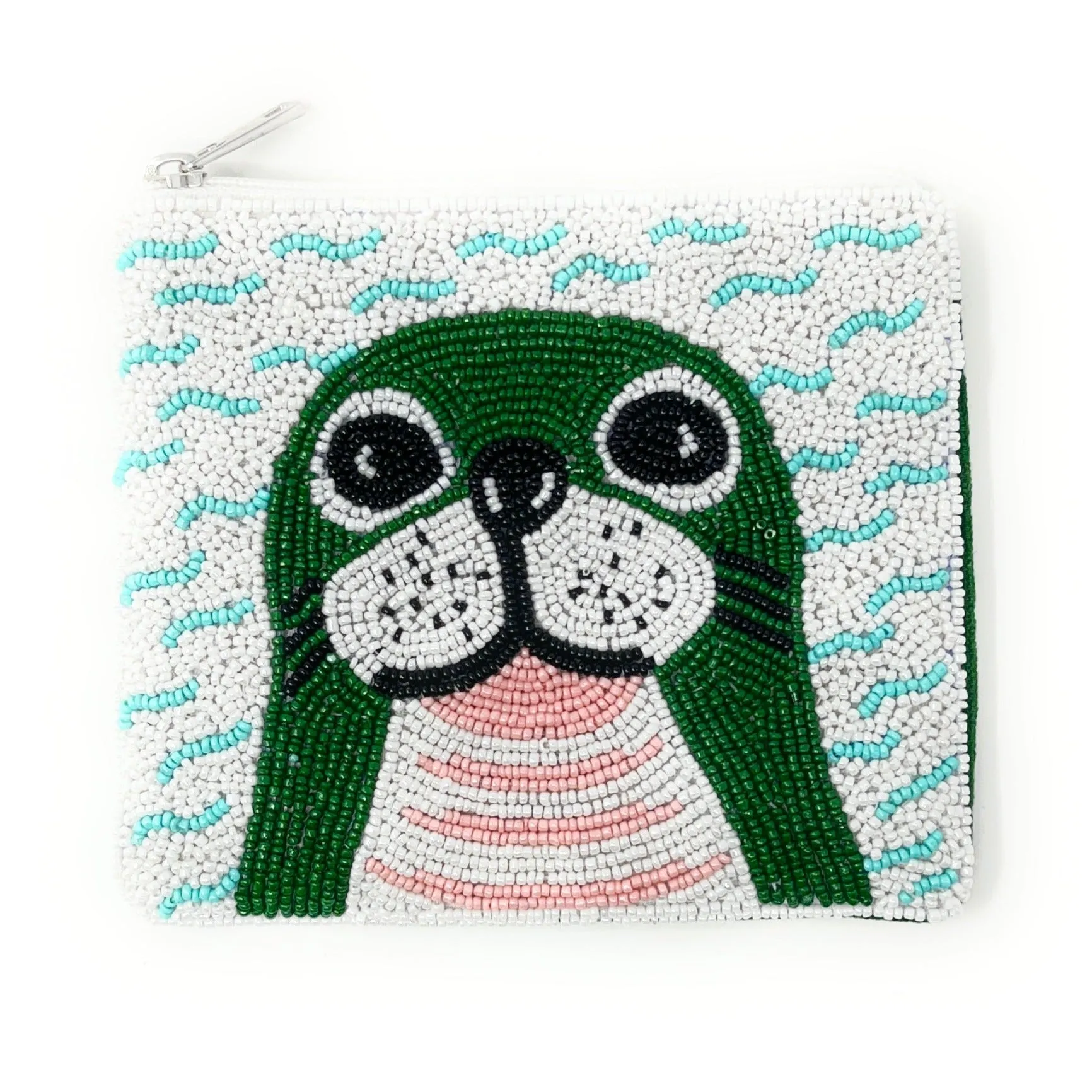 Seal Beaded Coin Purse