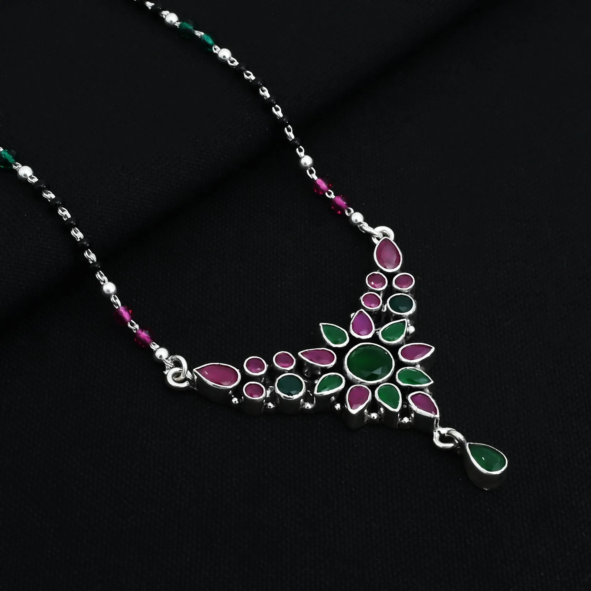 Silver Beautiful Design Mangalsutra