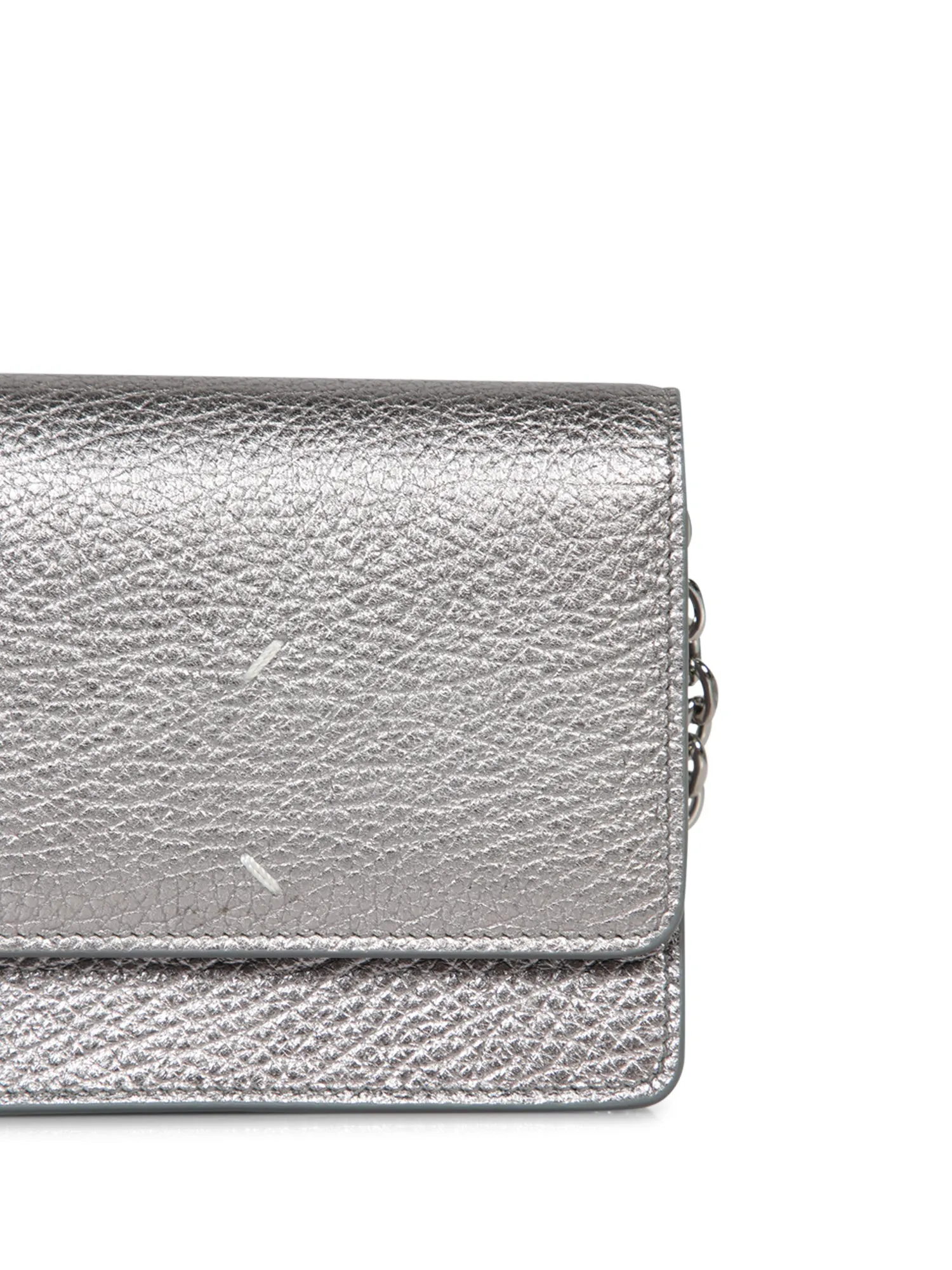 Silver Wallet on Chain Bag