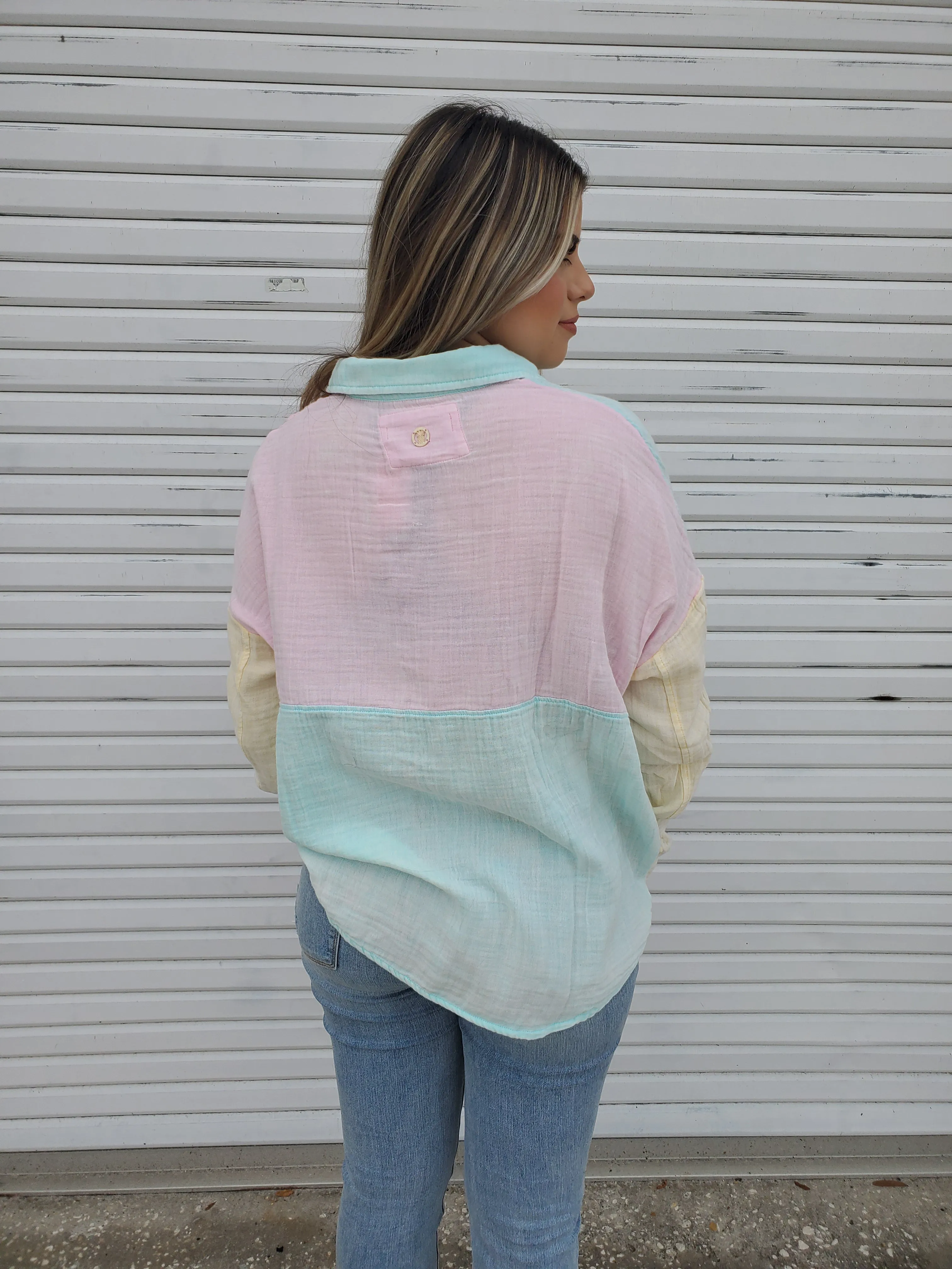 Simply Southern Pastel Easter Blouse