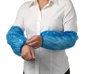 SLEEVE PROTECTORS BLUE X 100 POLYETHYLENE.