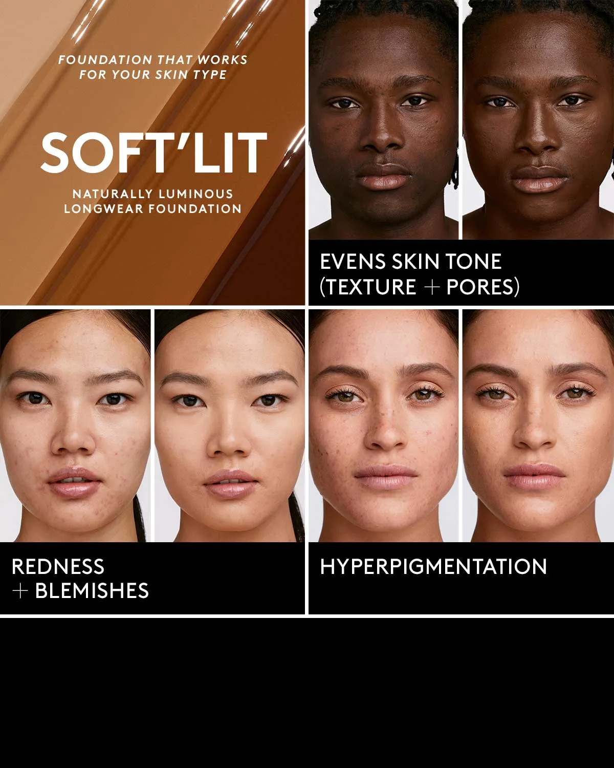 Soft'lit Naturally Luminous Longwear Foundation — 130