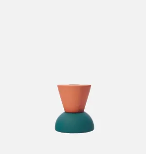 Stack Peach Candlestick Holder