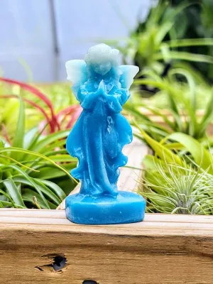 Standing Angel Luminous Carving