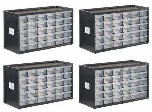 Stanley STST40730 30 Drawer Stackable Storage Drawer Bin System - Quantity of 4