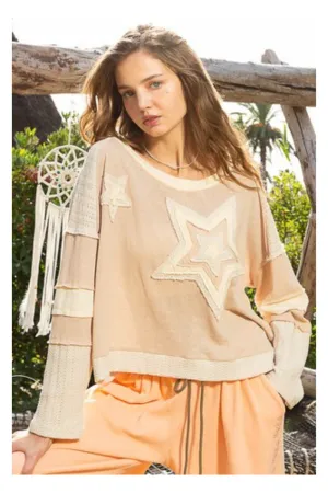 Star Patch Pullover
