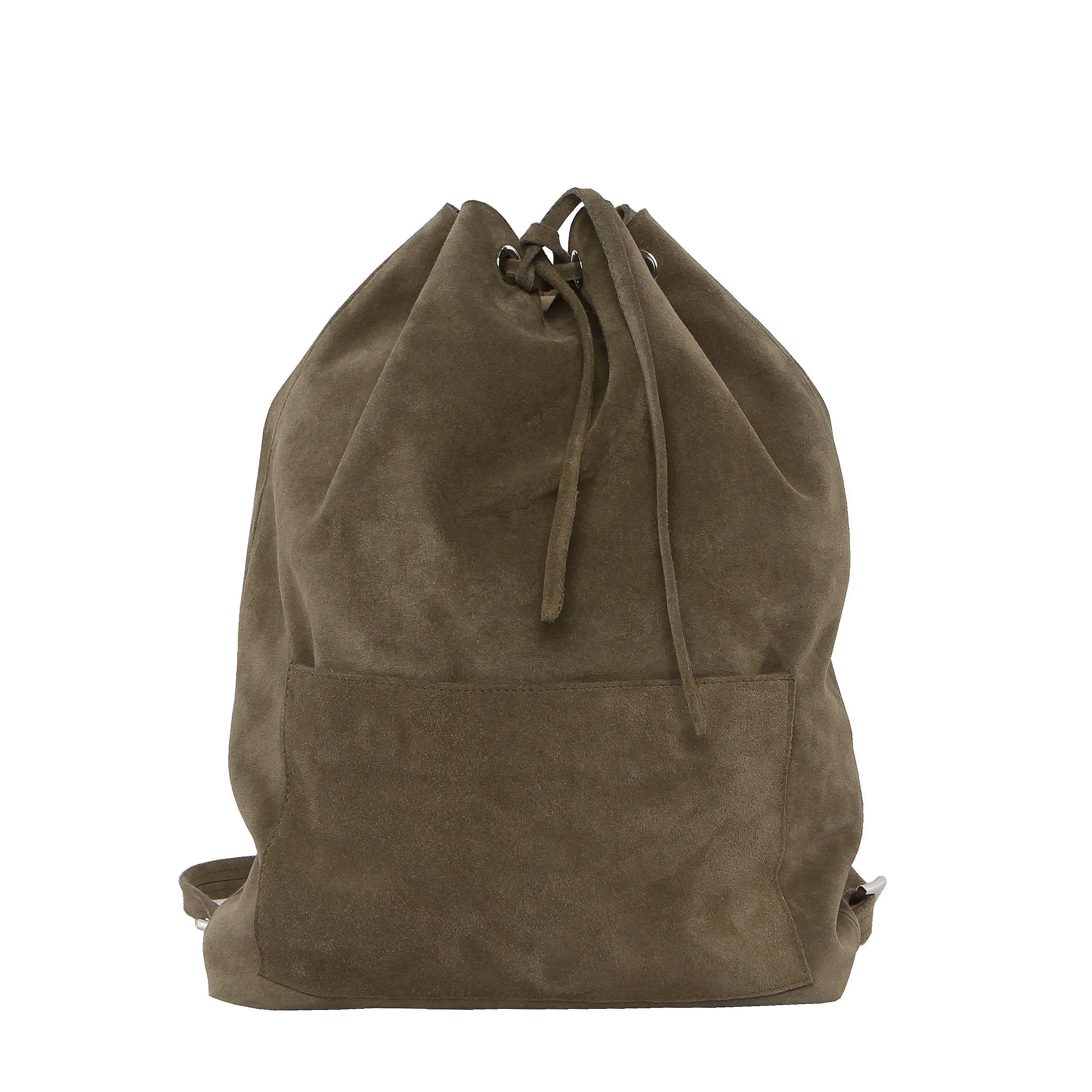 SUEDE BACKPACK BROWN