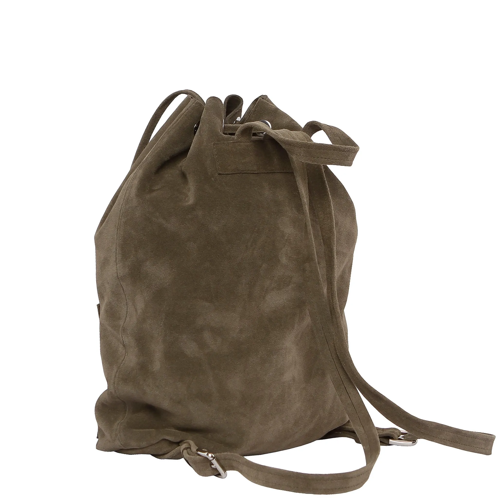 SUEDE BACKPACK BROWN