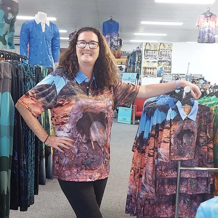 Sun Protective Short Sleeve Fun Shirt - Bilby