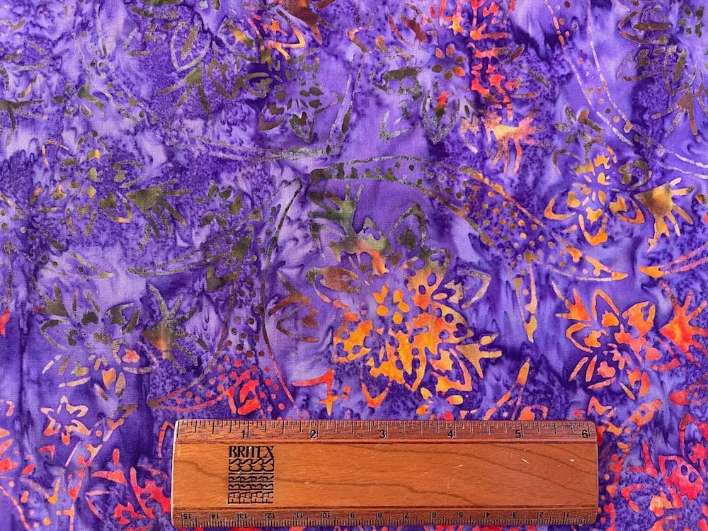 Sunset Fleurs Cotton Batik (Made in Indonesia)