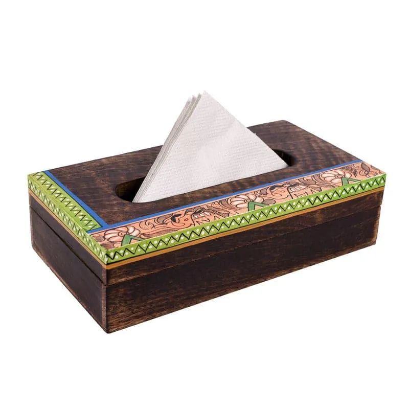 Taponay Madhubani Tissue Box