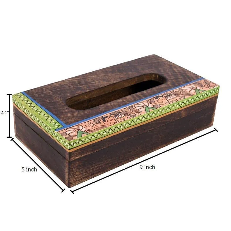 Taponay Madhubani Tissue Box