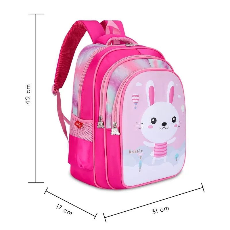 THE CLOWNFISH KidVenture Backpack - Durable, Lightweight with Organizer Pockets | 23 Litres | Navy Blue