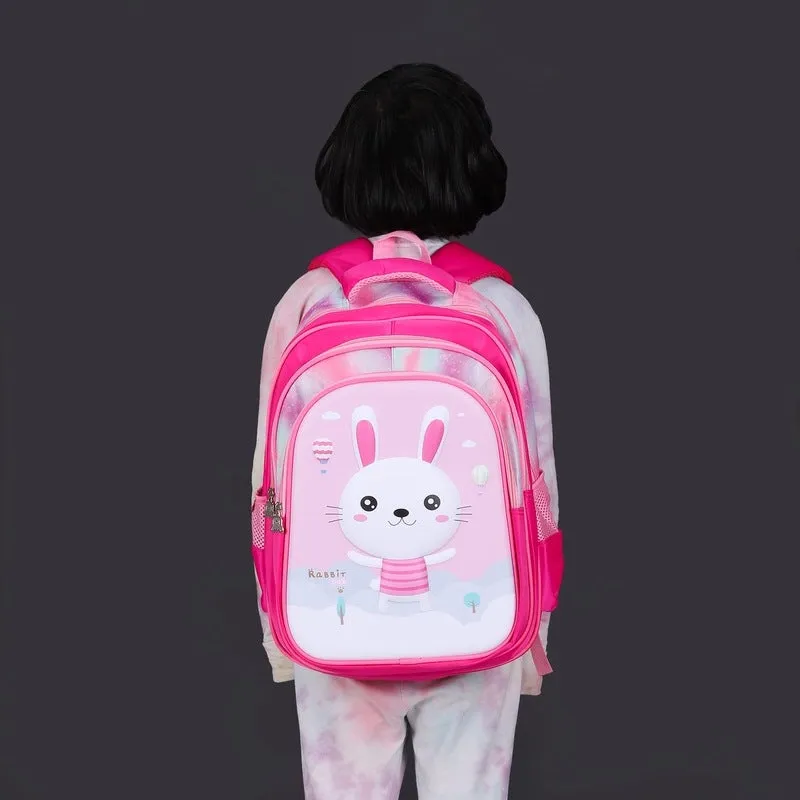 THE CLOWNFISH KidVenture Backpack - Durable, Lightweight with Organizer Pockets | 23 Litres | Navy Blue
