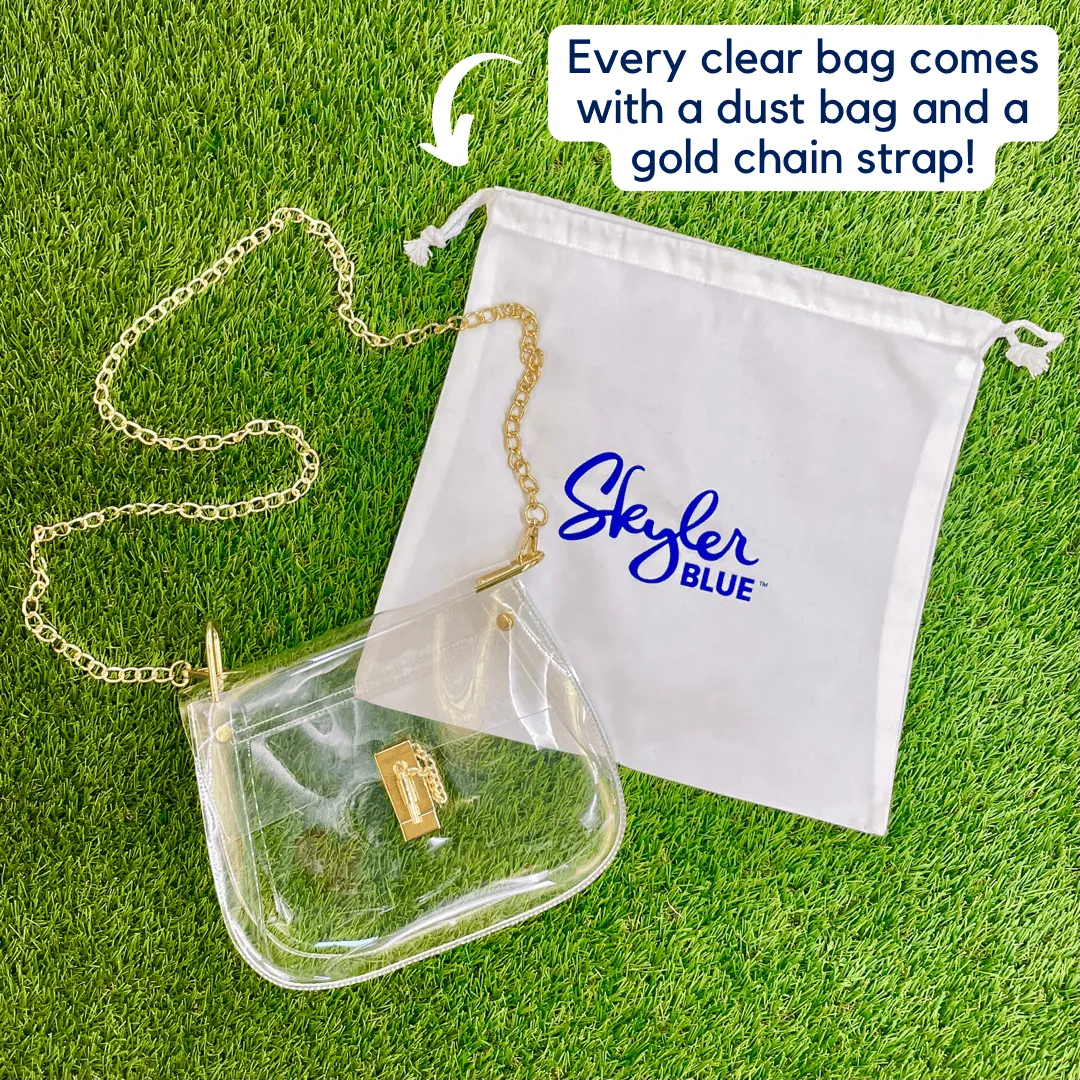 The Oxford Clear Medium Saddle Bag