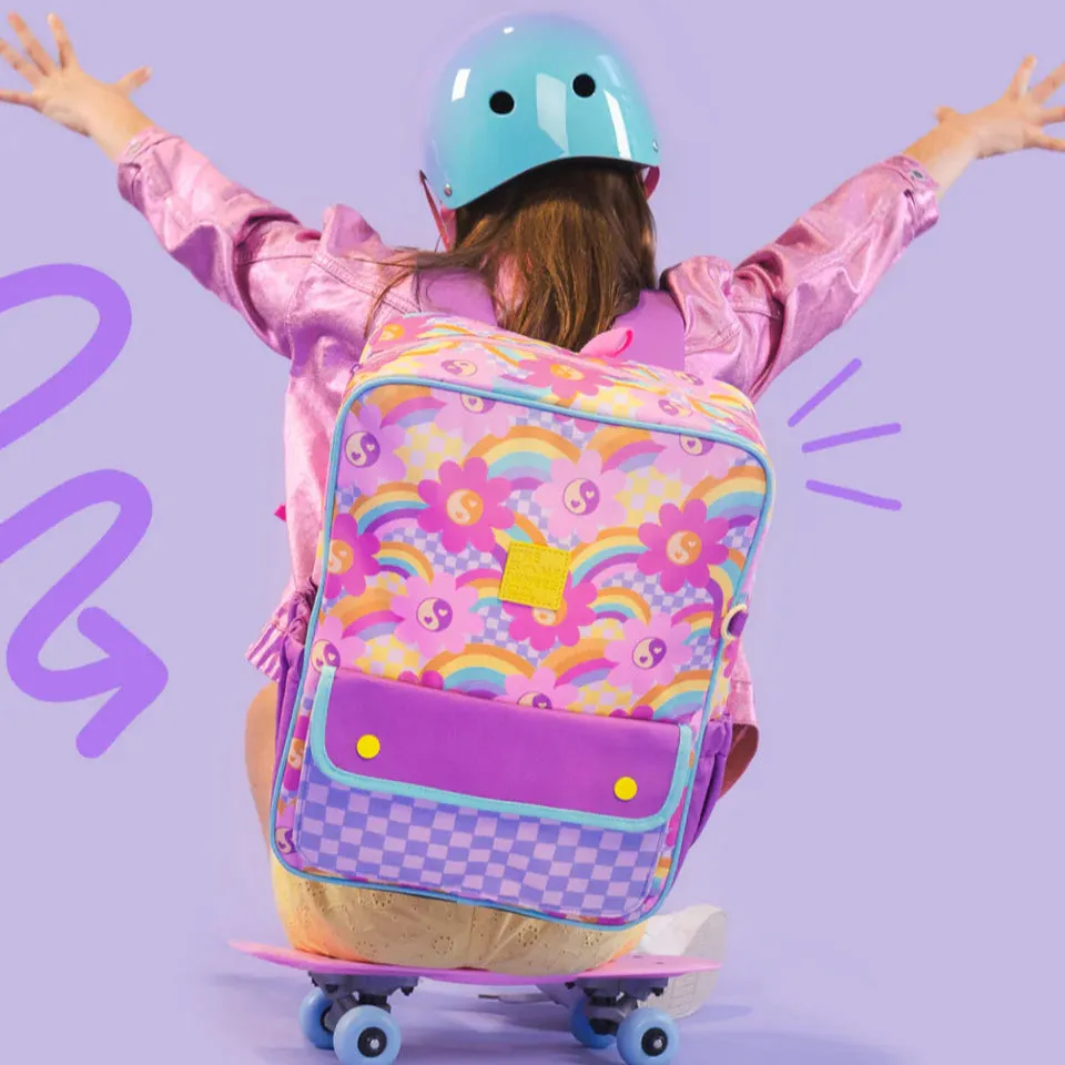 THE SOMEWHERE CO RAINBOW RAVE MINI ADVENTURE BACKPACK