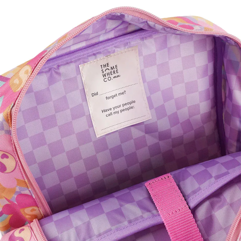 THE SOMEWHERE CO RAINBOW RAVE MINI ADVENTURE BACKPACK