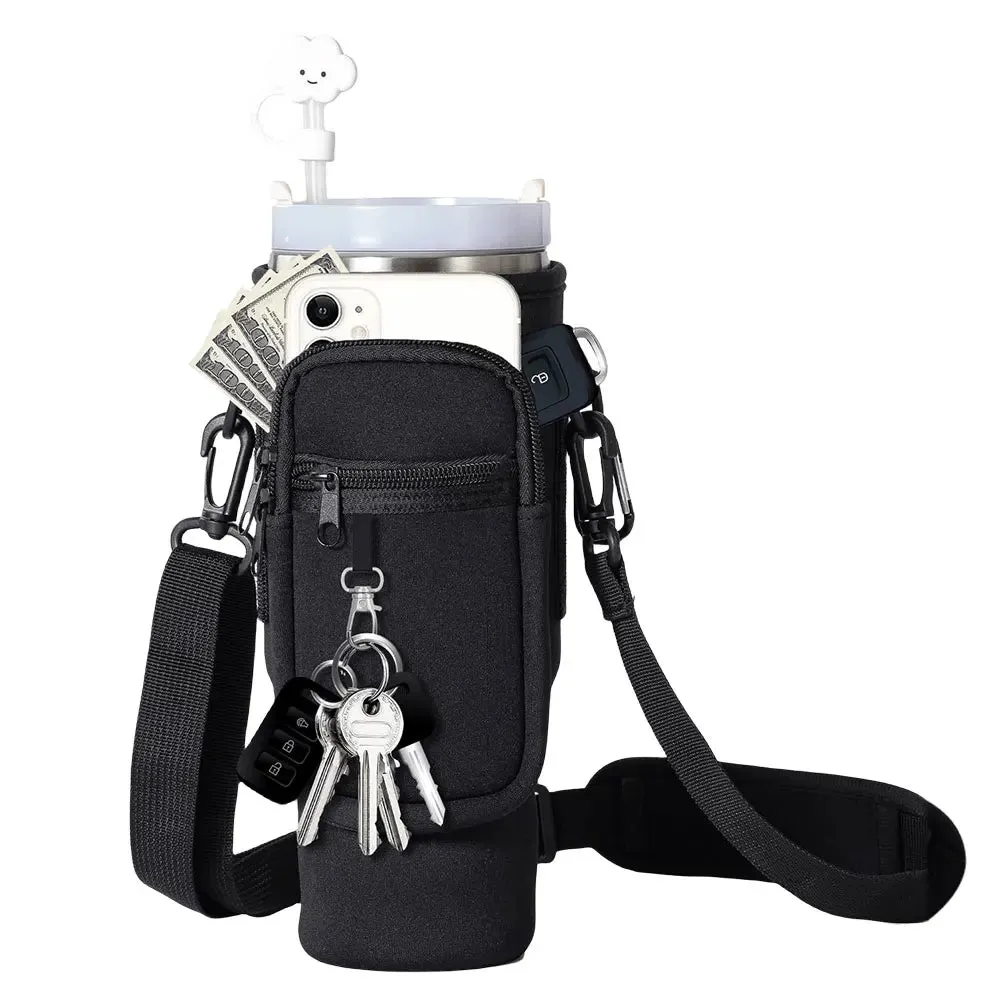 ThermaFlex Neoprene Water Bottle Carrier Sleeve For Stanley Cup