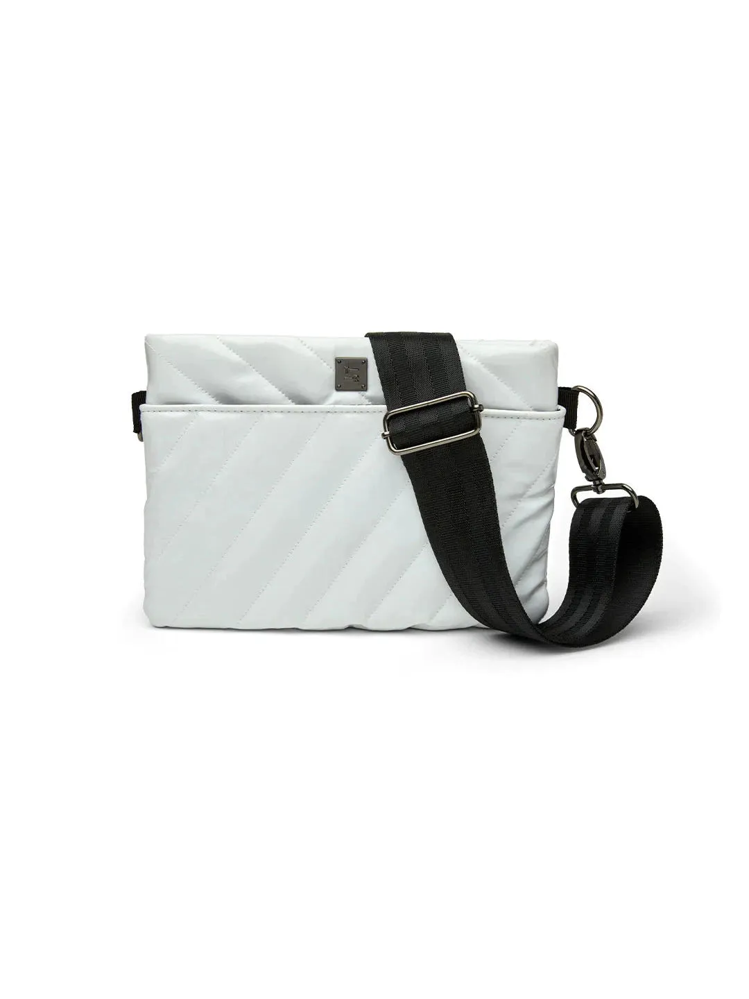 THINK ROYLN - DIAGONAL BUM BAG 2.0 | White Patent