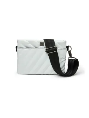 THINK ROYLN - DIAGONAL BUM BAG 2.0 | White Patent