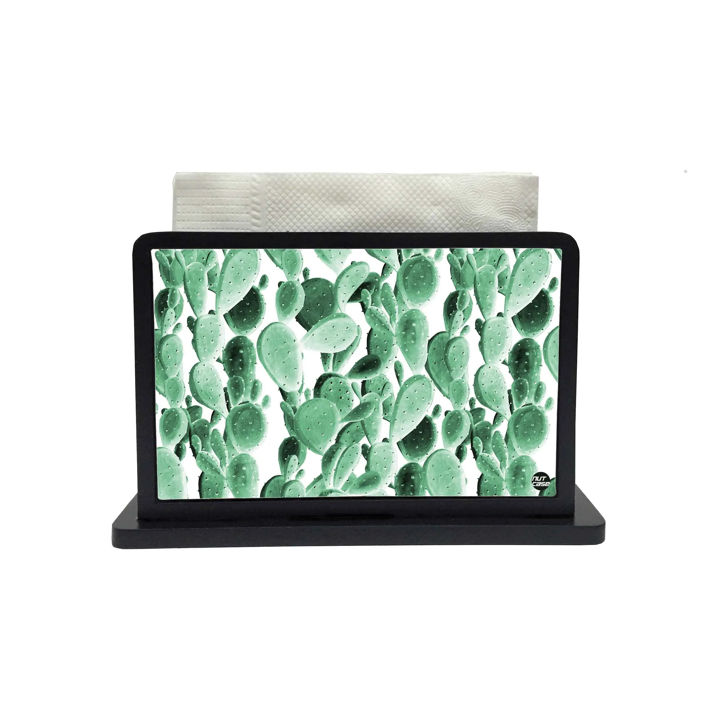 Tissue Paper Napkin Holder Stand - Cactus  Green