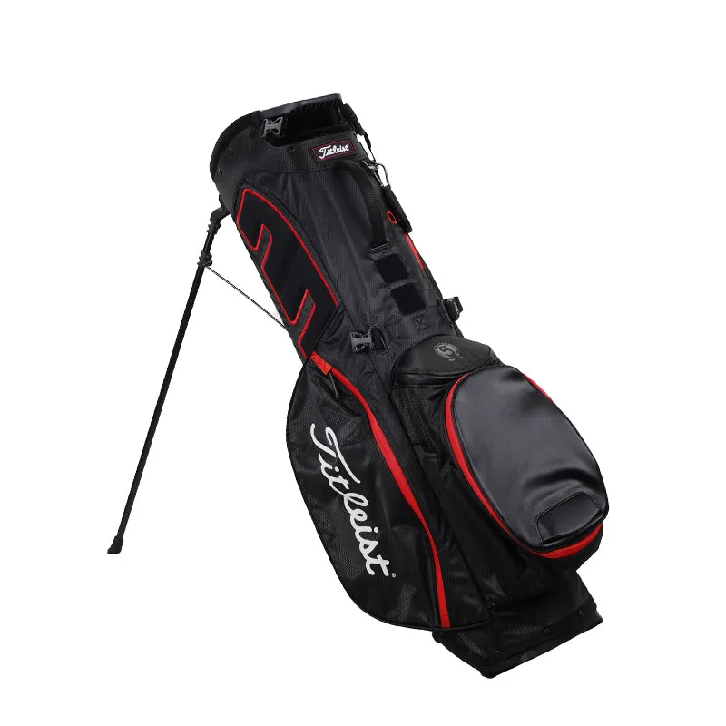 TITLEIST Players 5 StaDry Stand Bag (Black/Black/Red)