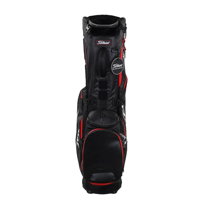 TITLEIST Players 5 StaDry Stand Bag (Black/Black/Red)