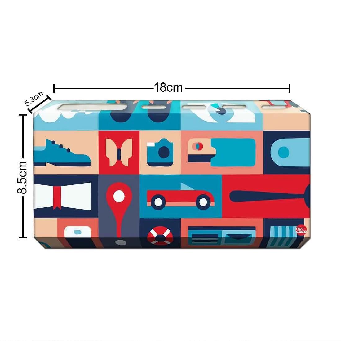 Toothbrush Holder Wall Mounted -Retro Elements