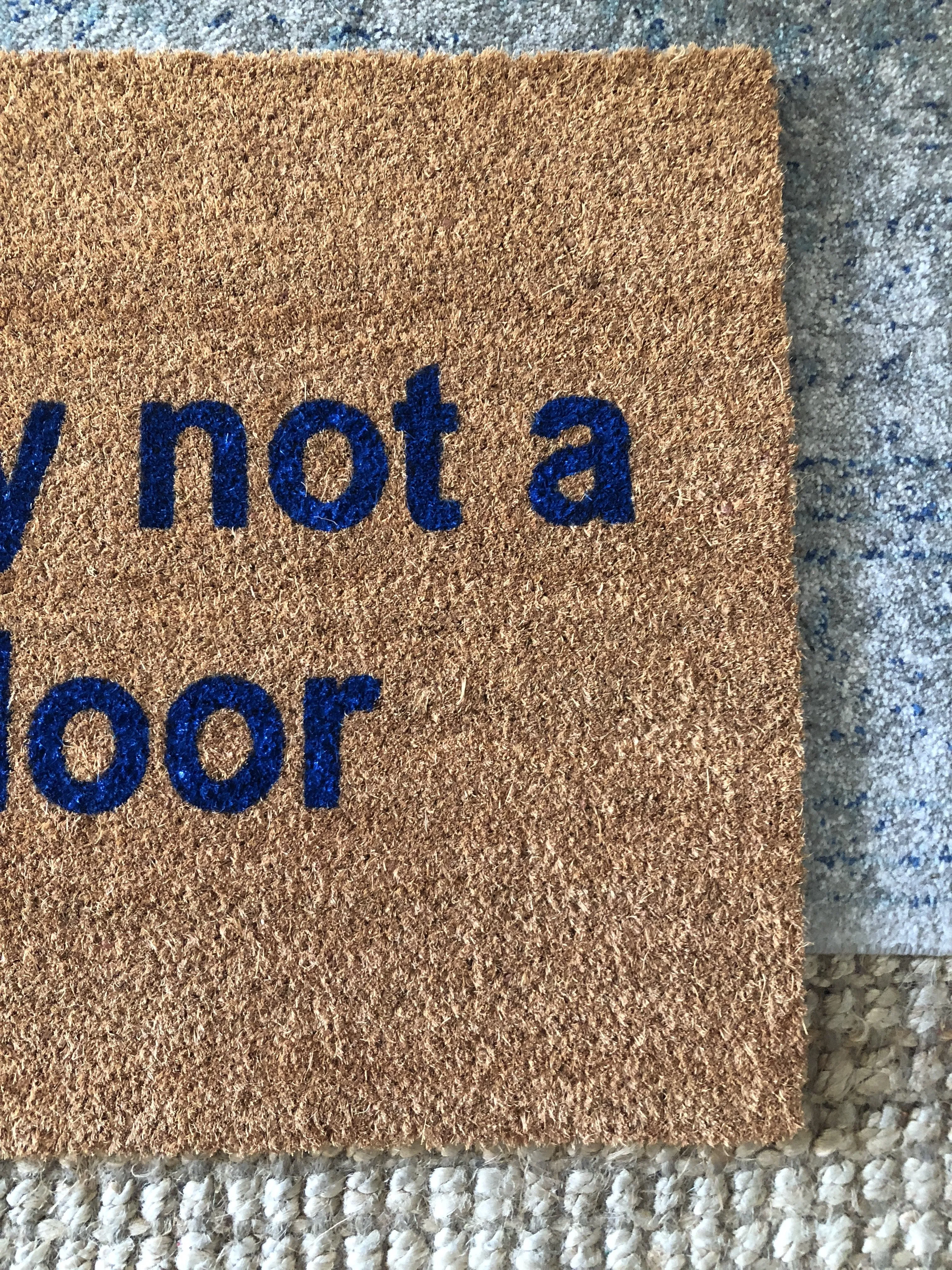 Trap Door Funny Custom Doormat