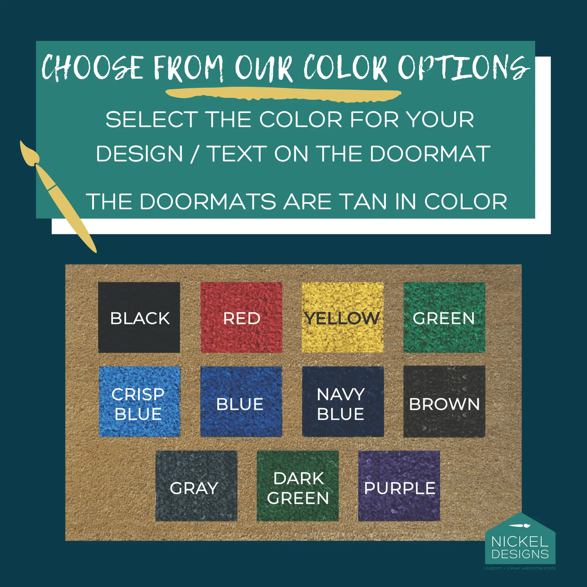 Trap Door Funny Custom Doormat