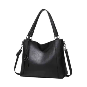 Trendy Faux Leather Shoulder Bag