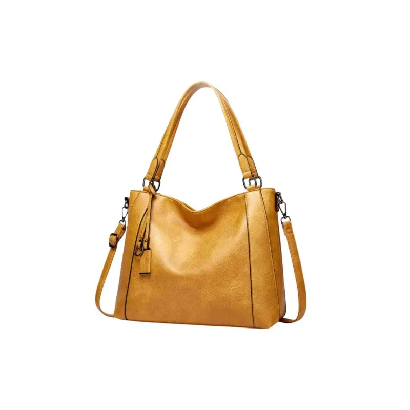 Trendy Faux Leather Shoulder Bag