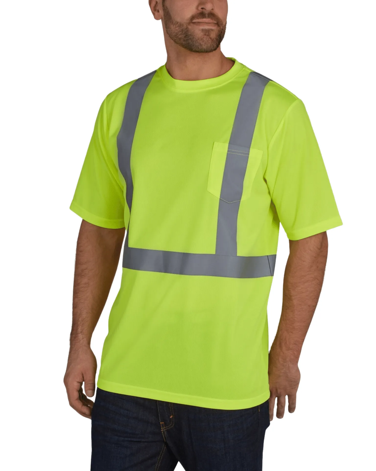 UHV303 HiVis Short Sleeve Tek Tee