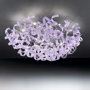 Unique Lilac Ceiling Lamp