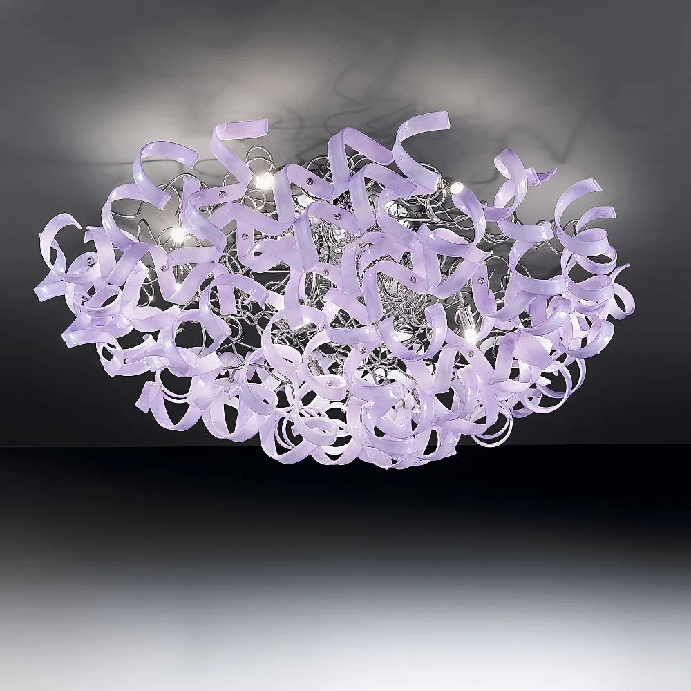 Unique Lilac Ceiling Lamp