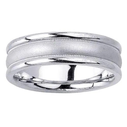 Unique Wedding Ring in Platinum