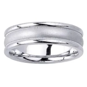 Unique Wedding Ring in Platinum