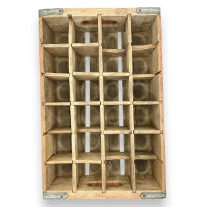 Vintage Coca-Cola Wood 24 Soda Crate