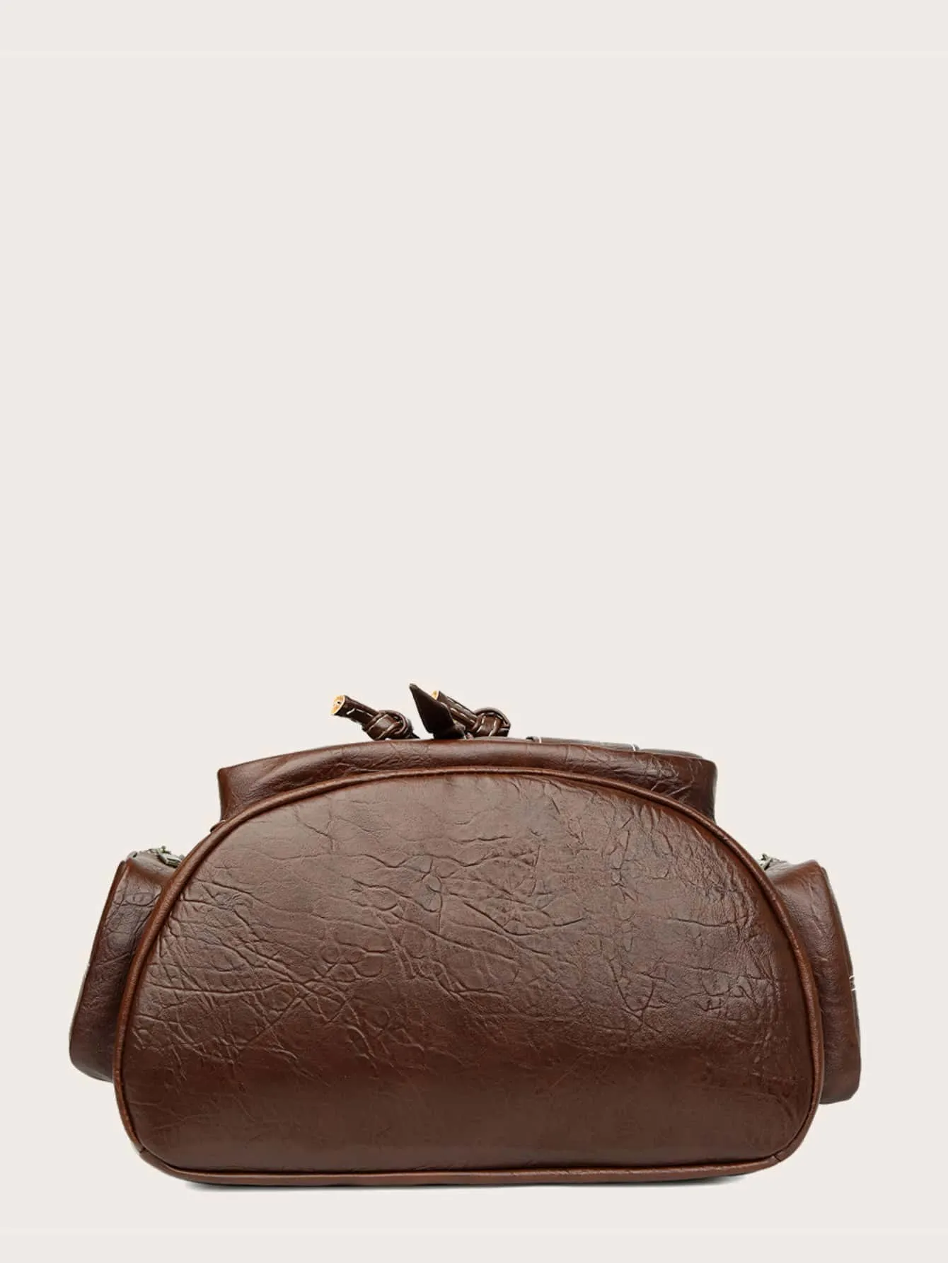Vintage Design Flap Backpack