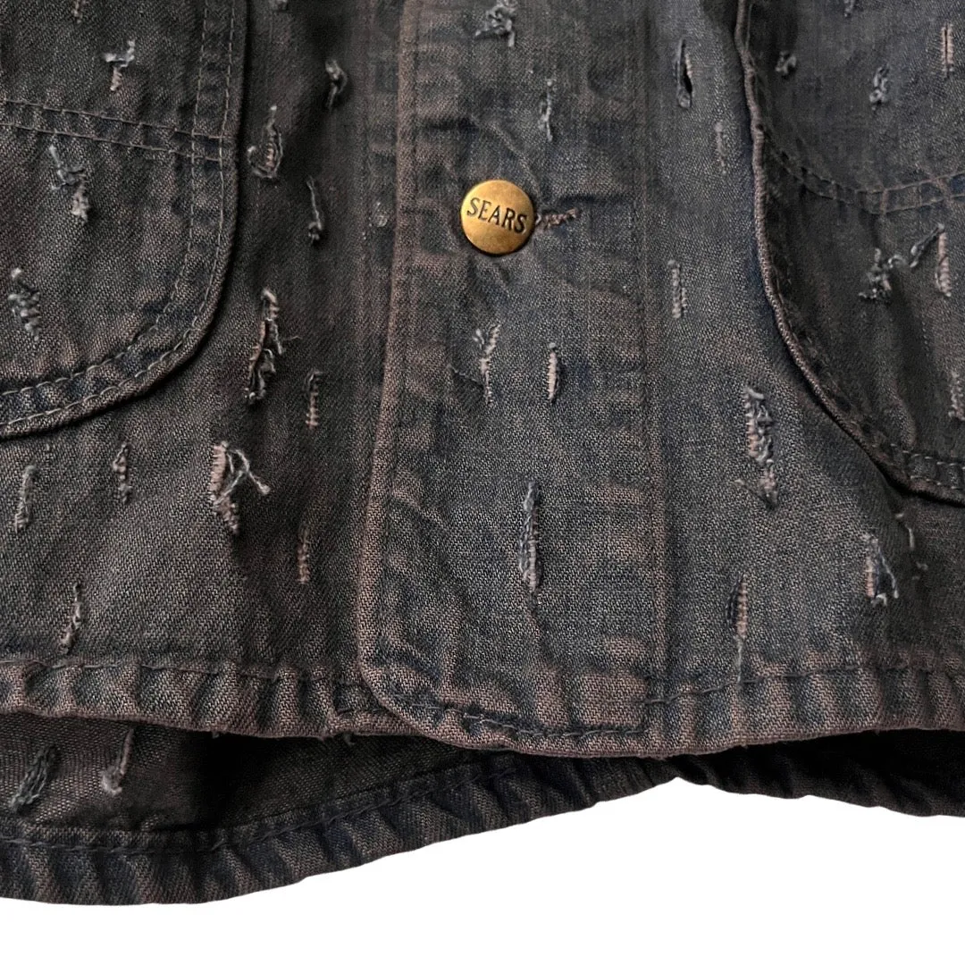 Vintage Sears Denim Chore Jacket (distressed) in Tradesman / Medium