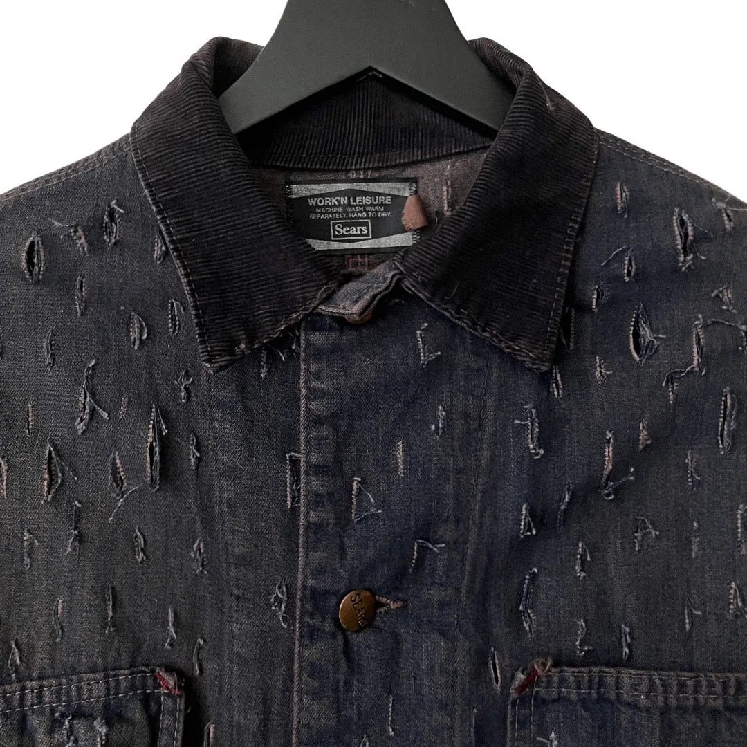 Vintage Sears Denim Chore Jacket (distressed) in Tradesman / Medium
