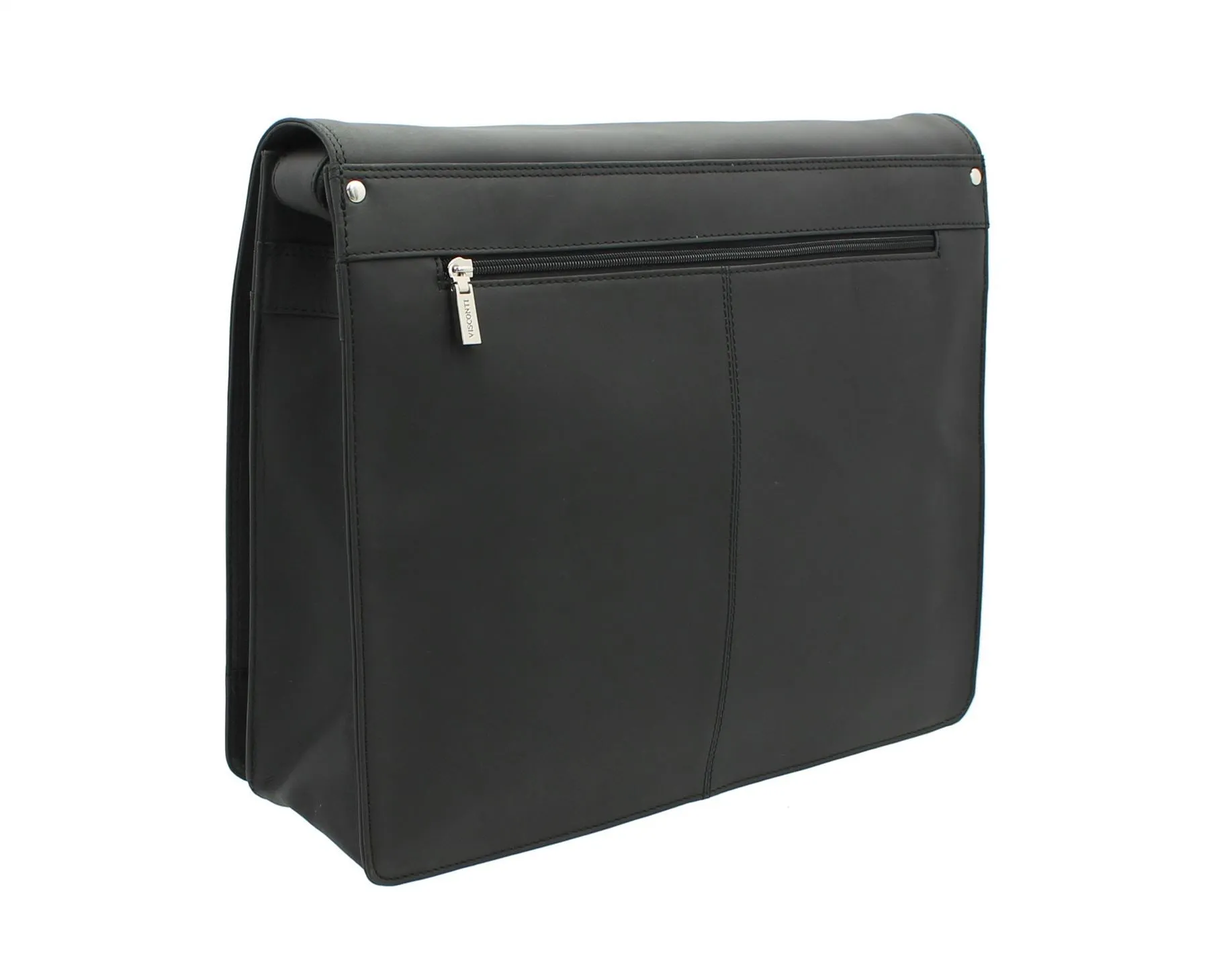 Visconti large oiled leather messenger/laptop bag 16054