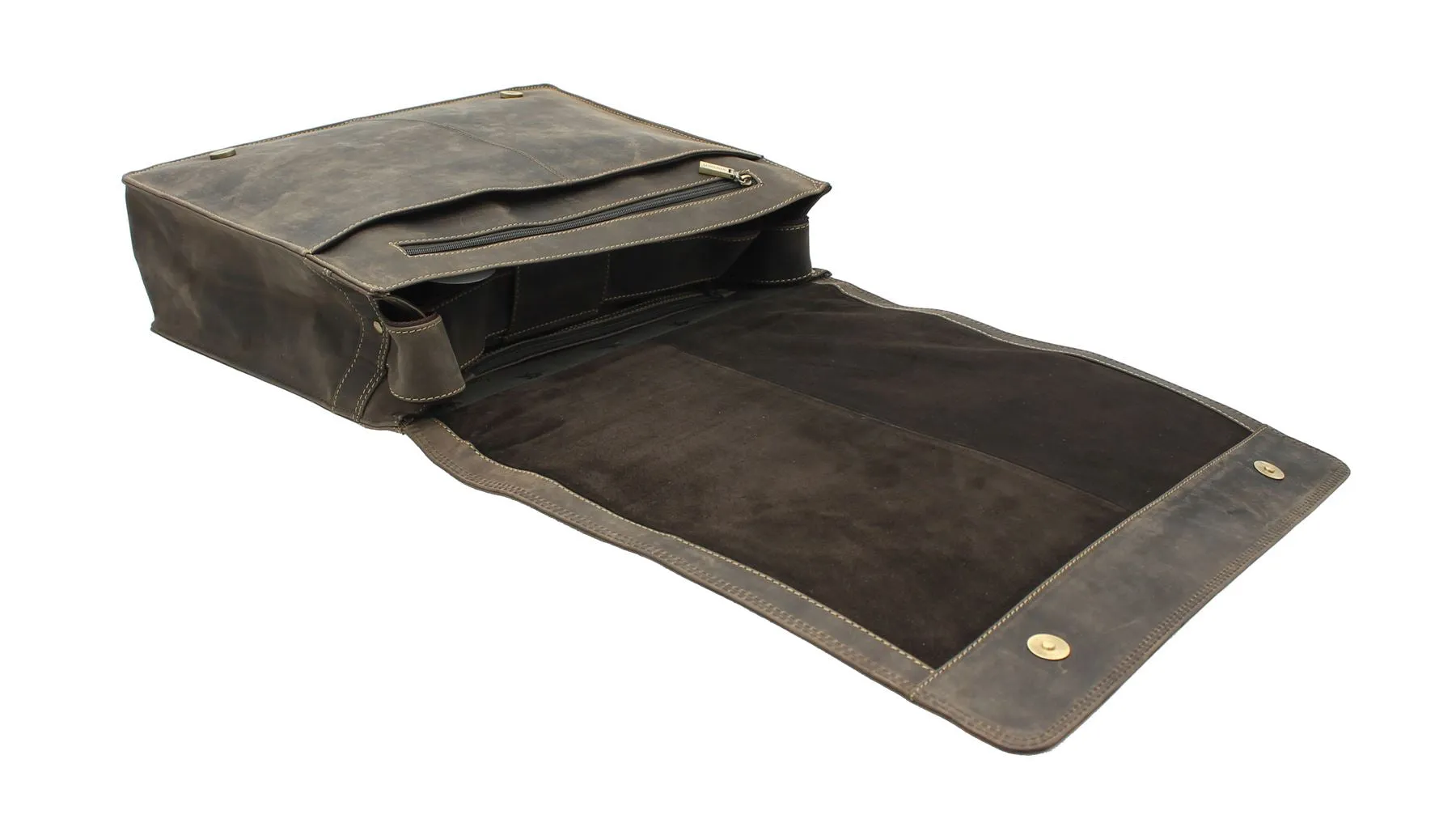 Visconti large oiled leather messenger/laptop bag 16054