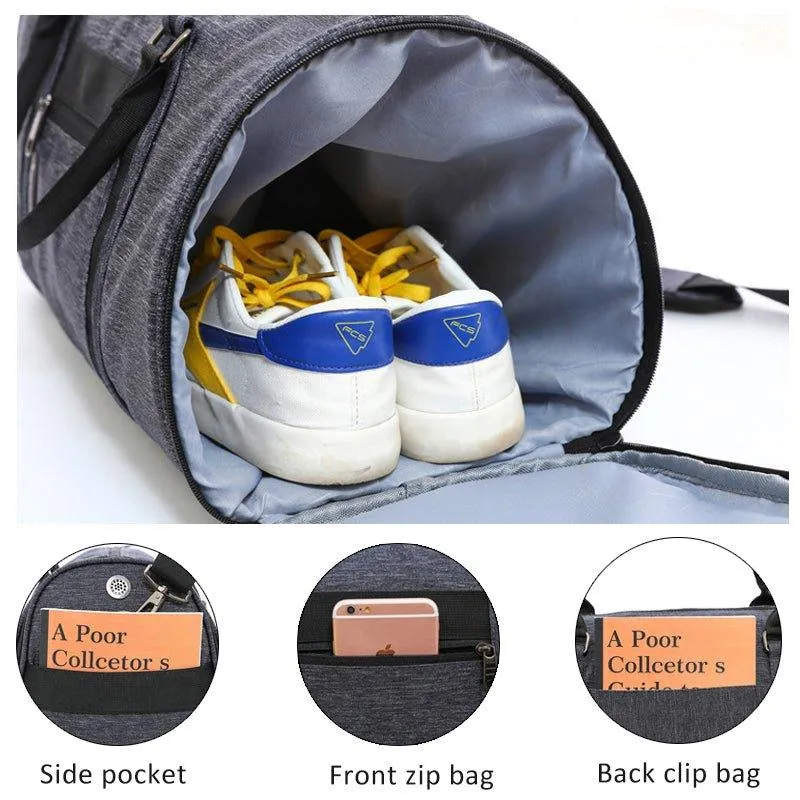 Waterproof Nylon Gym Sports Bag