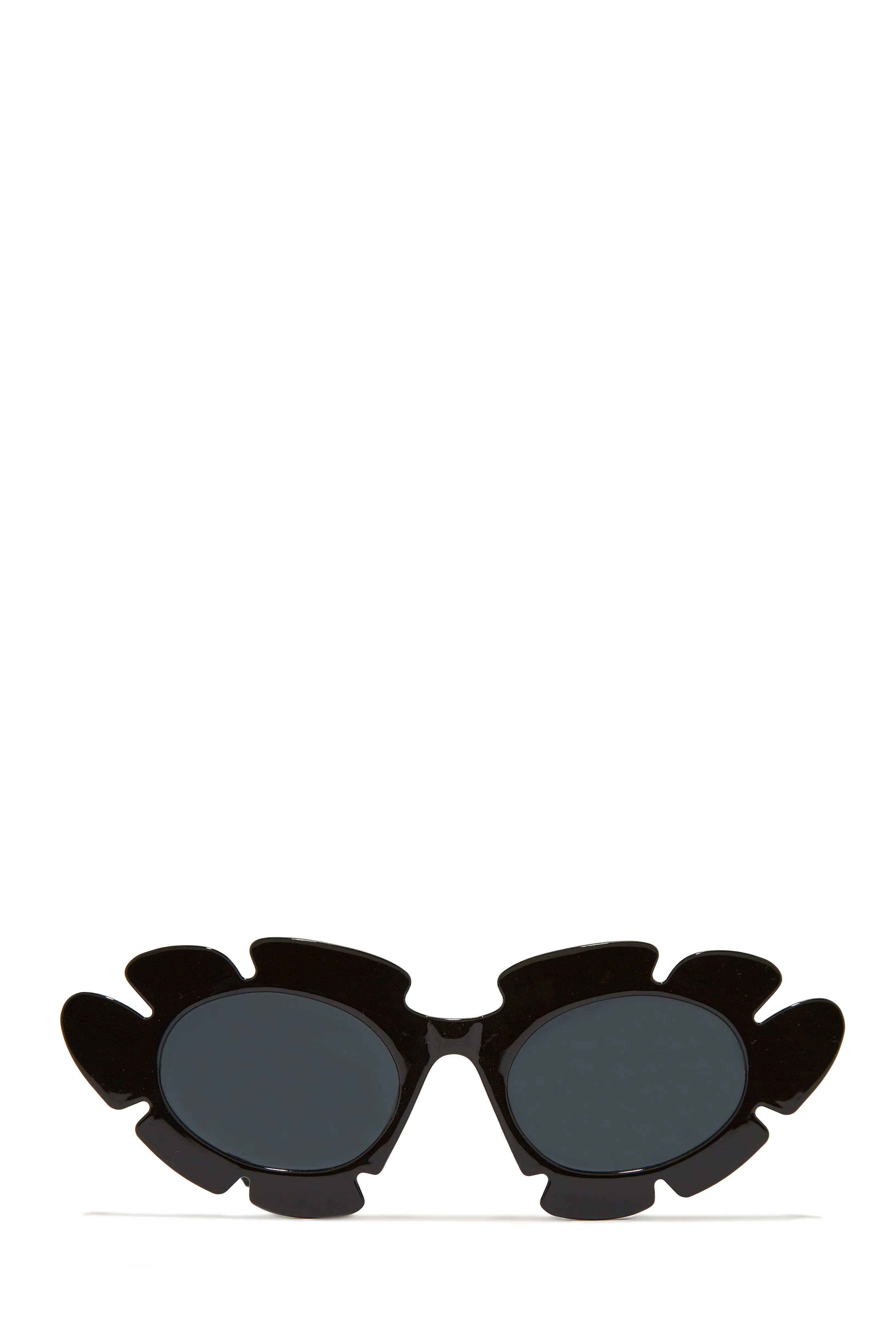 Weekend Flirt Unique Standout Frame Sunglasses - Tan