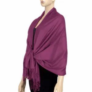 Wine Lightweight Pashmina
