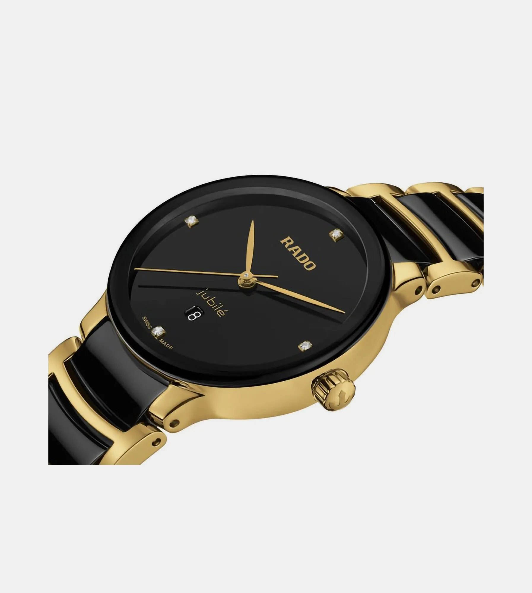 Women Black Chronograph Ceramic Watch R30025712