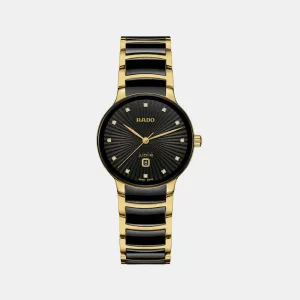 Women Black Chronograph Ceramic Watch R30025742