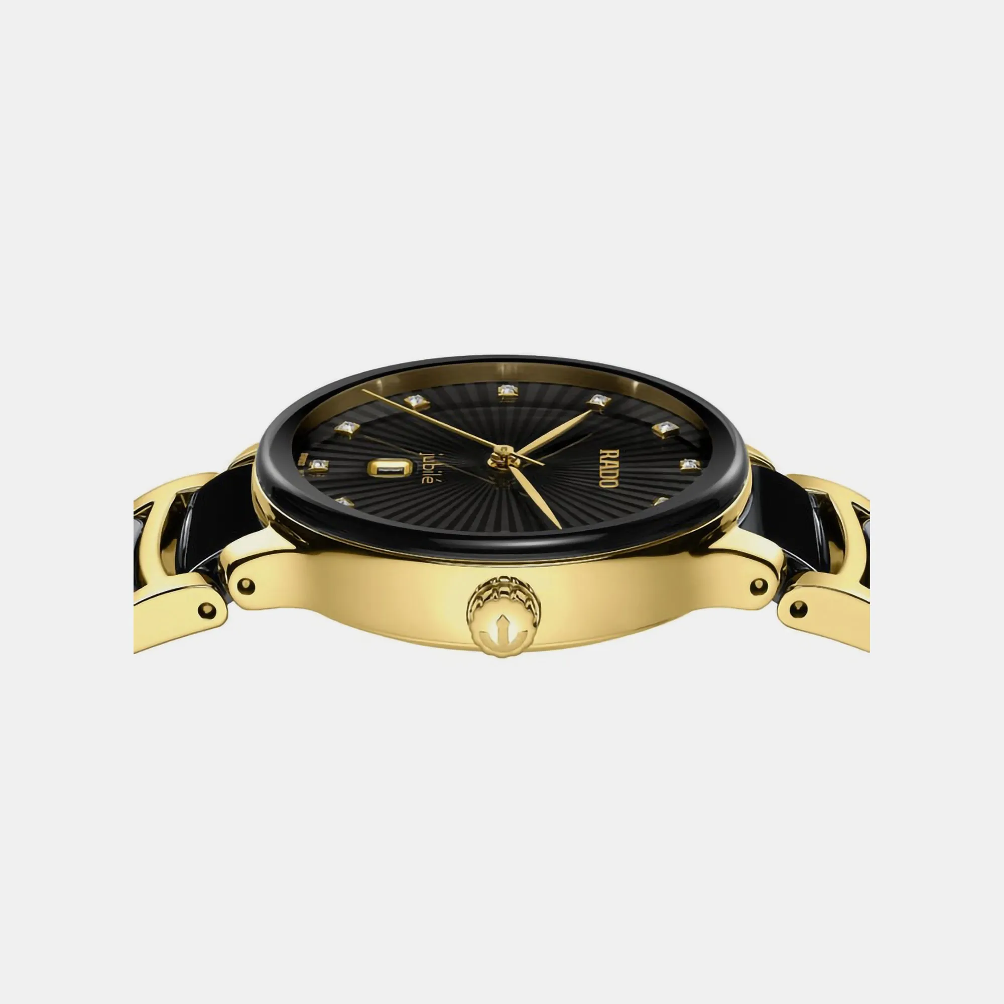 Women Black Chronograph Ceramic Watch R30025742